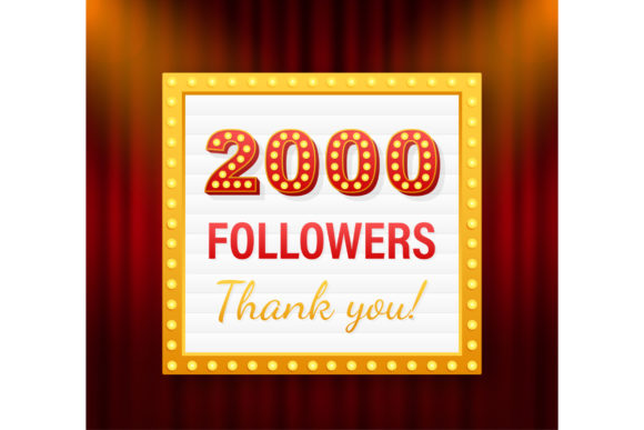Download 2000 Followers, Thank You, Social Sites - 2000 Collection