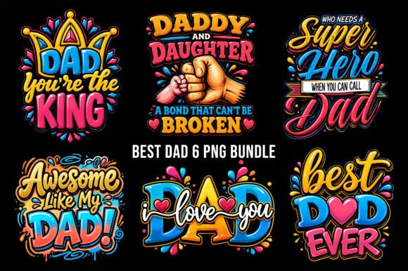 Download Best Dad 6 PNG Bundle - Best Collection