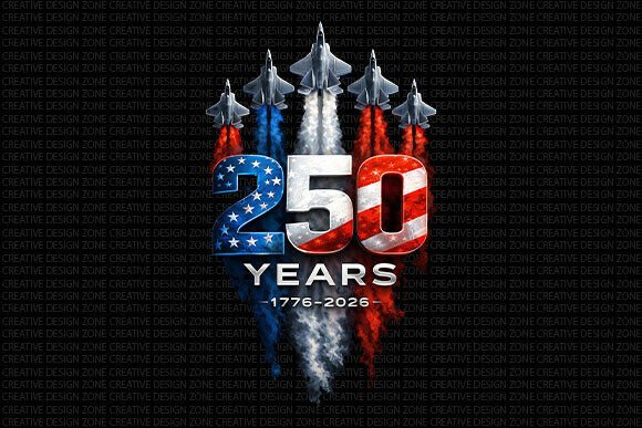 Download USA 250 Years Patriotic Jets PNG - Years Collection