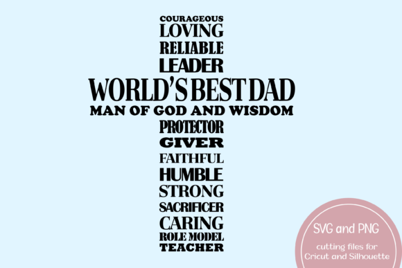 Download World's Best Dad Man of God Cross - Best Collection