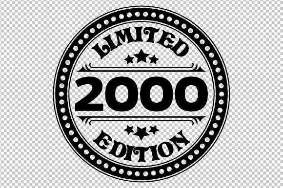 Download Limited Edition 2000 SVG EPS PNG - 2000 Collection
