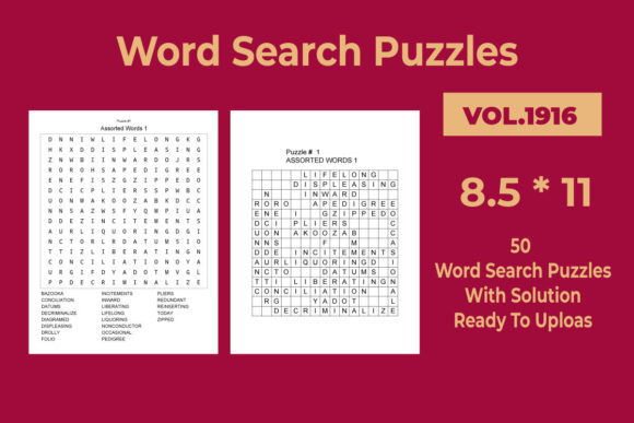 Download Word Search Puzzles Vol 1916 - 1916 Collection