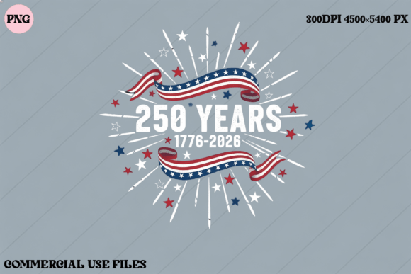 Download USA 250 Years 1776-2026 Graphic Design - Years Collection